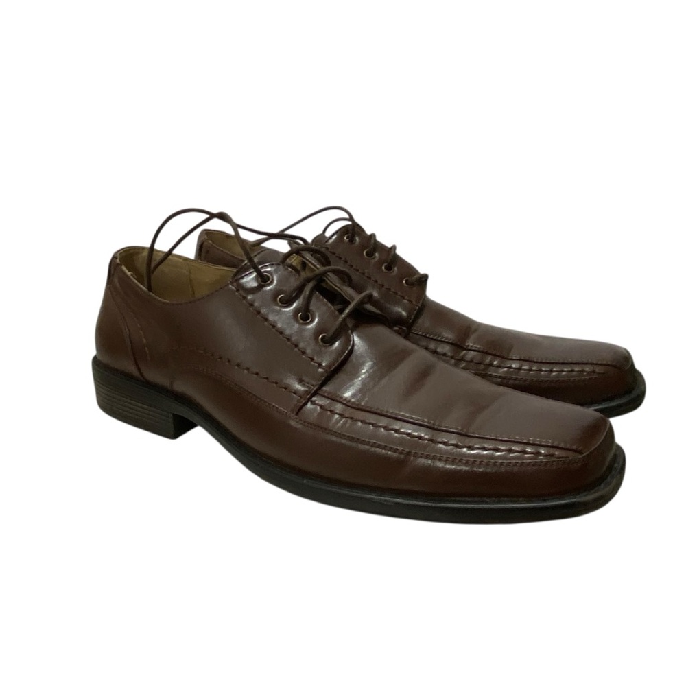 GH Bass & Co. Oradell Split Leather Toe Oxfords Mens 9.5M Brown Office Career